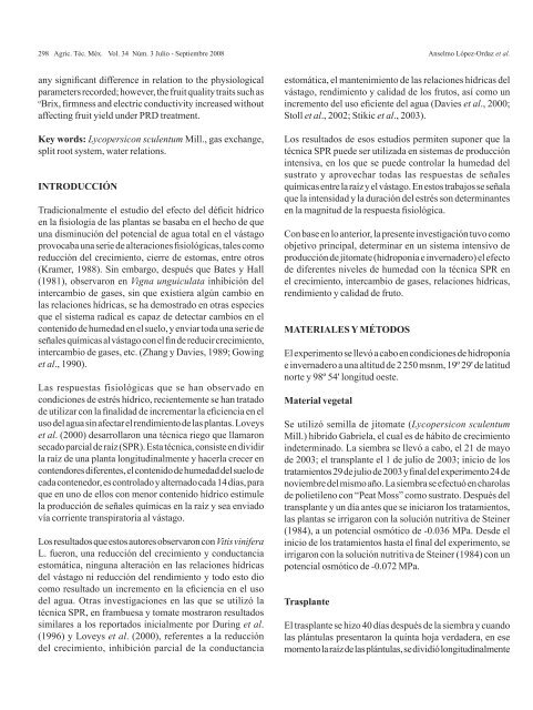 Vol. 34 NÃºm. 3 - Instituto Nacional de Investigaciones Forestales ...