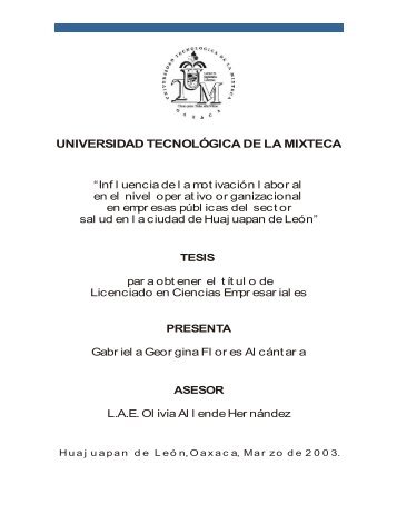 tesis - Universidad TecnolÃ³gica de la Mixteca