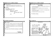 Rappel sur les variables statiques Rappel sur les variables statiques ...