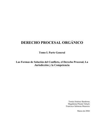 Derecho Procesal OrgÃ¡nico - U-Cursos