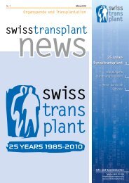 Transplantierte zur TransDia-Tour - Swisstransplant