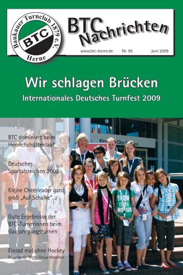 BTC Nachrichten 6_09.indd - Baukauer Turnclub in Herne