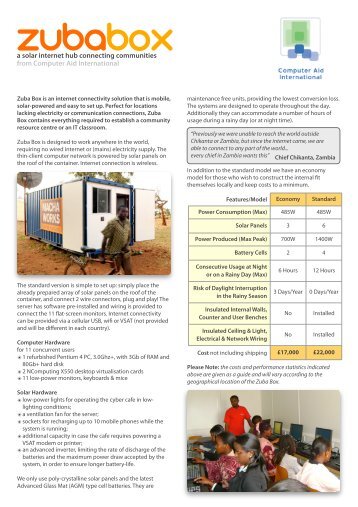 Zuba Box - Computer Aid International