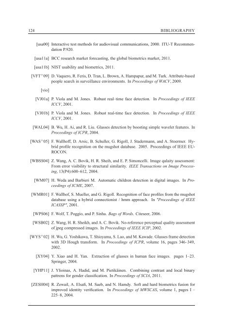 FACIAL SOFT BIOMETRICS - Library of Ph.D. Theses | EURASIP