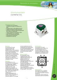 Woonhuisventilator ComfoFan CO2 - J.E. StorkAir