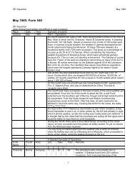 357 Squadron RAF May 1945 Form 540