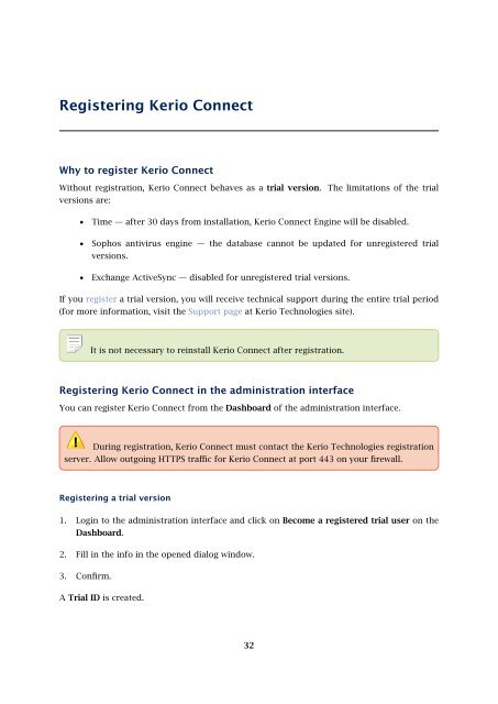 Kerio Connect - Administrators Guide - Kerio Software Archive