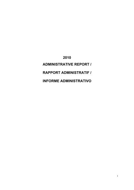 REPORT for biennial period, 2010-11 PART I (2010) - Vol. 4 ... - Iccat