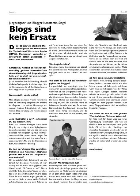 Zeitschrift "Eindruck", EMBA Berlin (PDF-Datei; ca. 4