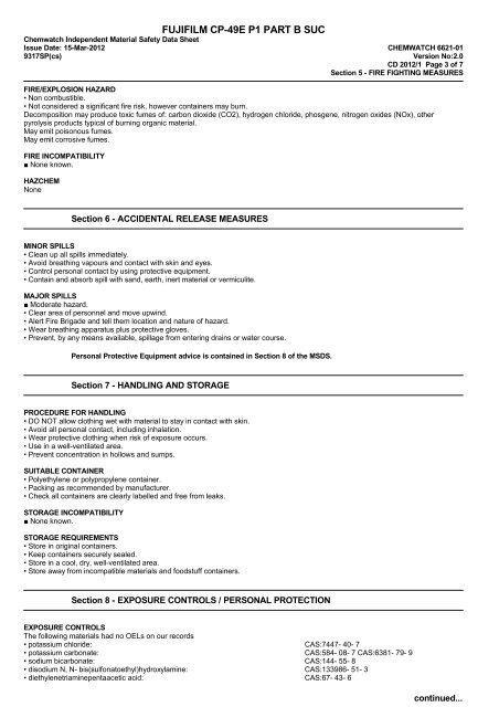 Chemwatch Australian MSDS 3826981 - FUJIFILM Australia