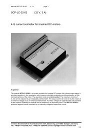 SCP-LC-32-03 (32 V, 3 A) 4-Q current controller for brushed DC ...