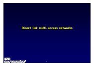 Direct link multi-access networks - Communication Systems Group