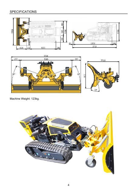 Snow Blade Operator & Parts Manual - McConnel