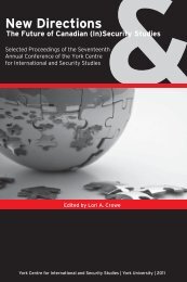 Downloaded - York Centre for International and Security Studies