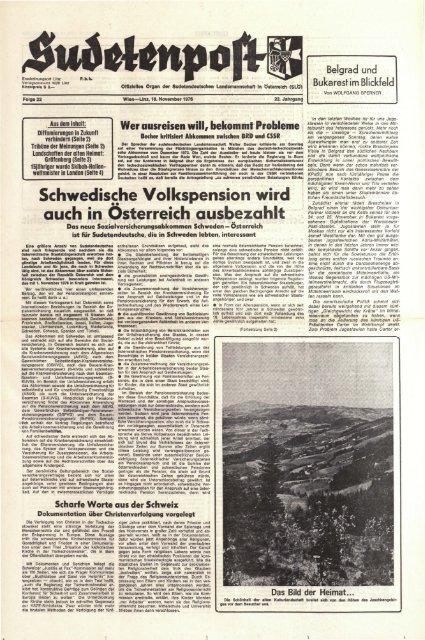 Schwedische Volkspension wird auch in Österreich ... - Sudetenpost