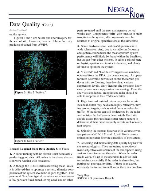 Issue 13 - NEXRAD Radar Operations Center - NOAA