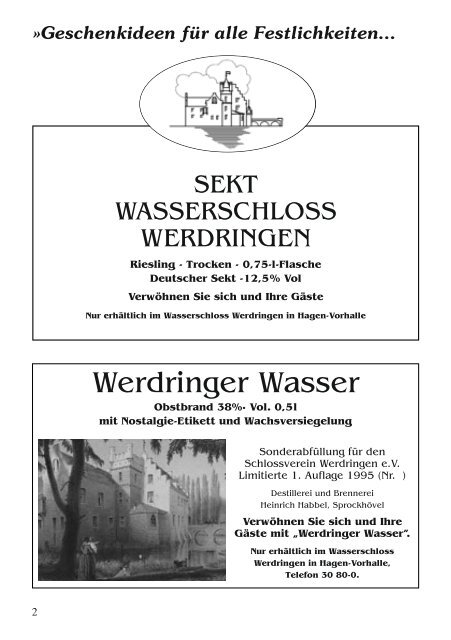 Schloss-Bote - Schlossverein Werdringen