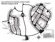 a printable campground map with full list of rules (in PDF format).