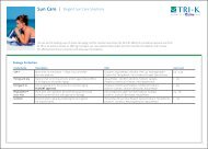 Sun Care Product List US - TRI-K Industries