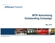 MTR Ad Outstanding Campaigns Showcase