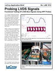 LAB 1012 - Probing LVDS Signals - Teledyne LeCroy