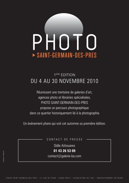 DU 4 AU 30 NOVEMBRE 2010 - Galerie Olivier Waltman