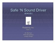 Safe 'N Sound Driver - Mechatronics - Polytechnic University