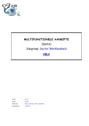 MULTIFUNCTIONELE AANGIFTE - De Belgische Sociale Zekerheid