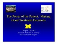 The Power of the Patient: Making Good Treatment Decisions