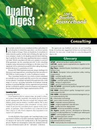 Glossary - Quality Digest