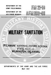 FM 21-10 ( Military Sanitation ) 1957 - CIE Hub