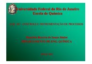 controle e instrumentaÃ§Ã£o de processos - Escola de QuÃ­mica / UFRJ
