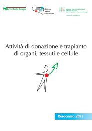 AttivitÃ  di donazione e trapianto di organi e tessuti in Emilia ... - Saluter