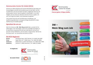 3W – Mein Weg zum Job - Kommunales Center für Arbeit