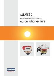 Wärmezähler Austauschbroschüre (P1296) - Allmess GmbH