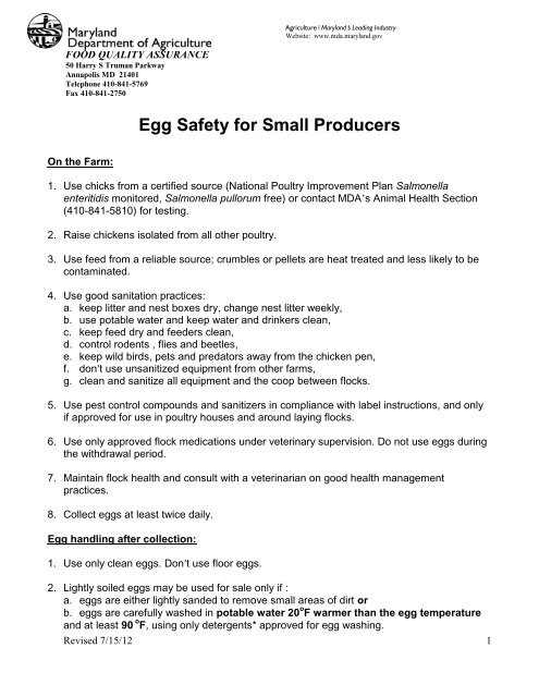 safe-egg-handling-for-small-producers-maryland-department-of