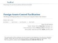 Foreign Assets Control Facilitation - Strafford