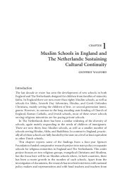 Muslim Schools in England and The Netherlands: Sustaining ...