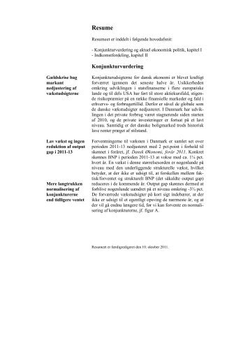 Resume - De Ãkonomiske RÃ¥d