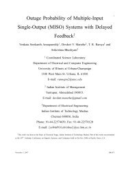 Outage Probability of Multiple-Input Single-Output (MISO) Systems ...