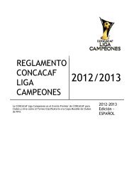REGLAMENTO CONCACAF LIGA CAMPEONES - CONCACAF.com