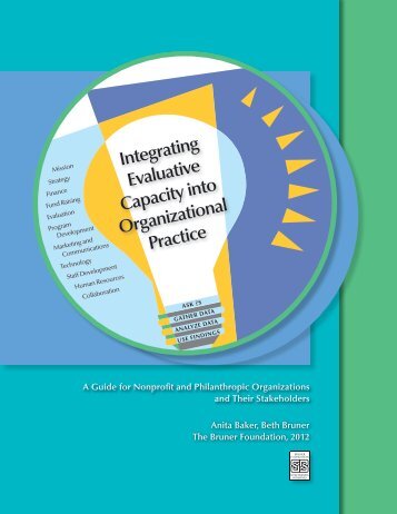 Integrating Evaluative Capacity into Organizational Practice