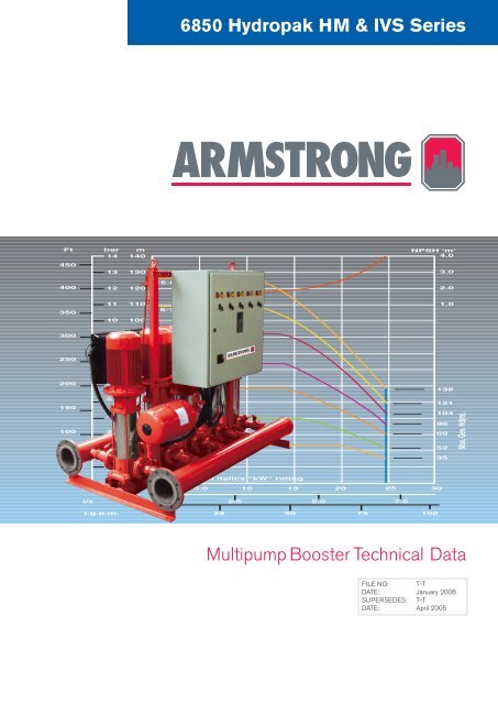 Multipump Booster Technical Data 6850 ... - Armstrong Pumps