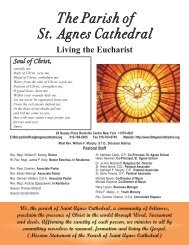 April 7, 2013 - the Parish of St. Agnes Cathedral