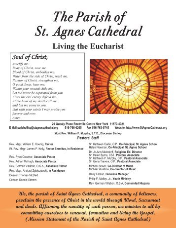 April 7, 2013 - the Parish of St. Agnes Cathedral