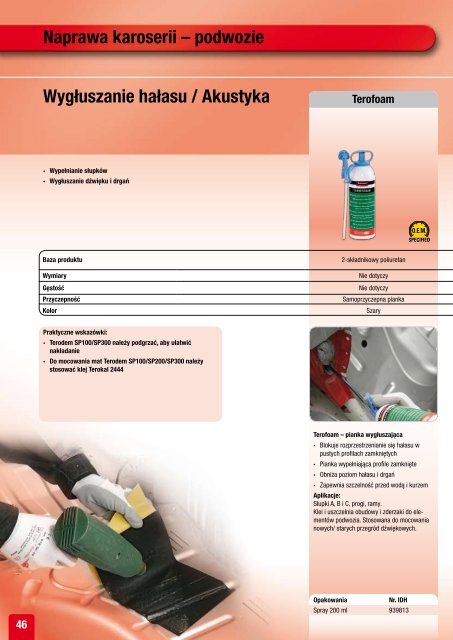 Teroson - Loctite - Naprawy i serwisowanie pojazdÃ³w - IM