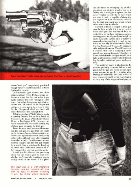 American Handgunner May/June 1977