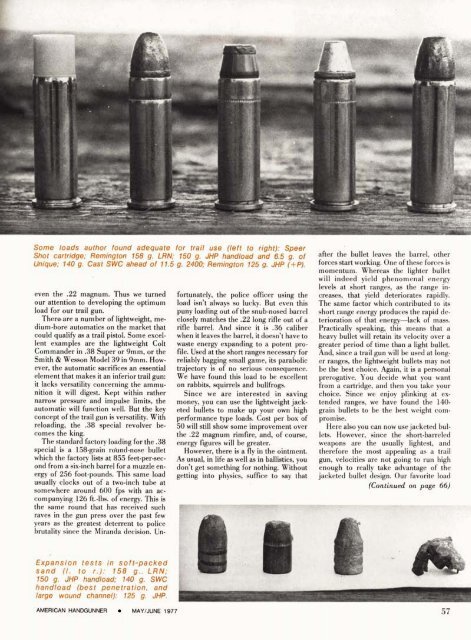 American Handgunner May/June 1977