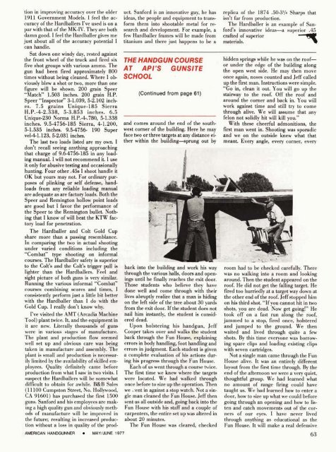 American Handgunner May/June 1977