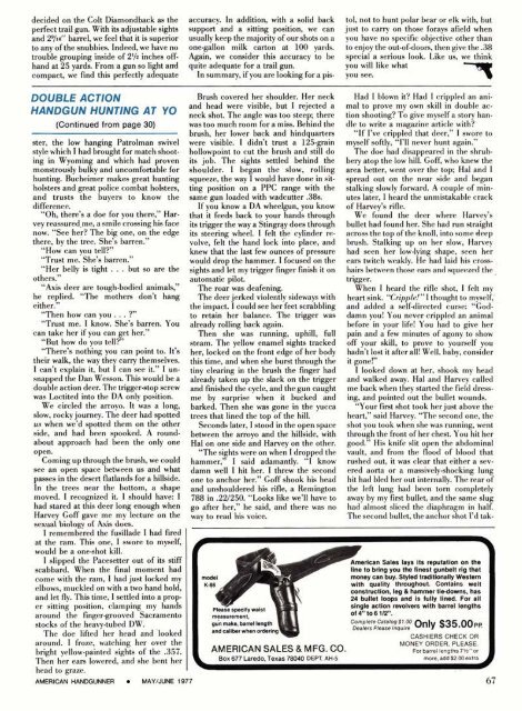 American Handgunner May/June 1977